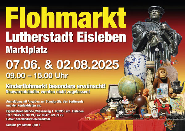 Flohmarkt in Eisleben