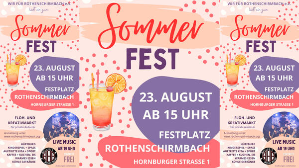 Sommerfest Rothenschirmbach