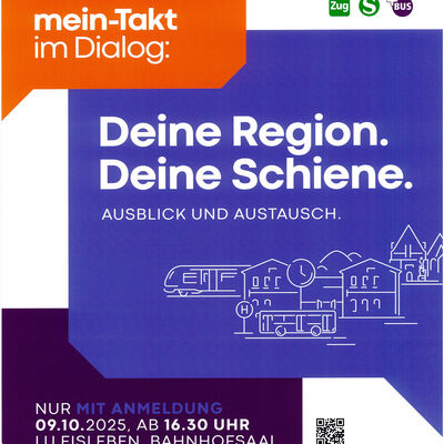 Dialog im Bahnhof Eisleben